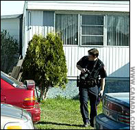 Cops leave Steinke home