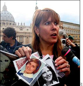 Barbara Blaine at Vatican