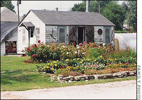 The shed that Branson was headed for with the jumper cables