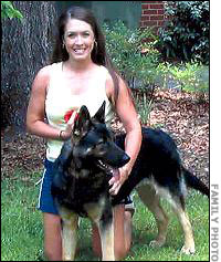 Tara with Dog