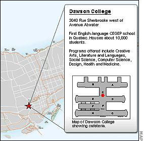 Dawson College Map