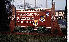 United States' Ramstein Air Force Base Sign