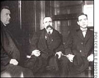 Vanzetti (middle) and Sacco (right) Were they executed for murder, or their political views?