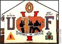 UVF logo on wall