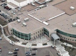 Aerial view of Columbine, partially remodeled since the tragedy.