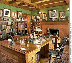 An interior room of the Glessner House Museum