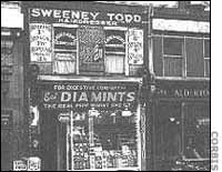 The Outside of Sweeney Todd's Barber Shop