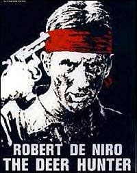 One of the many disturbing images in The Deer Hunter (1976) starring Robert DeNiro