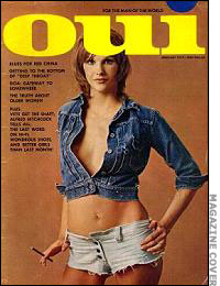 Oui magazine cover featuring Candy Barr