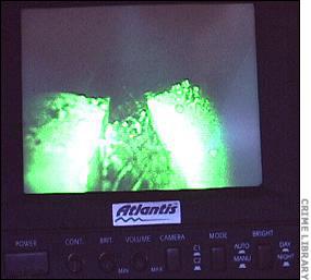 Display from underwater camera