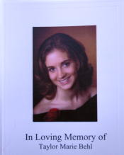 Taylor Behl Memorial