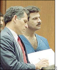 William Mentzer (right) in court