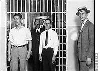 Leopold & Loeb escorted into Joliet State Prison 