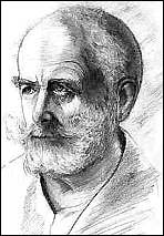 The portrait of Tumblety which appeared on the front cover of his second booklet, 1889