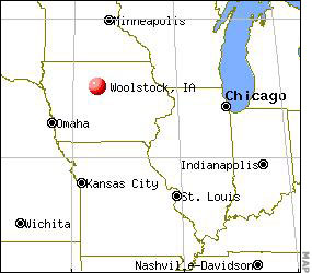 Woolstock, Iowa map
