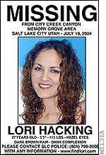 Missing person's poster of Lori