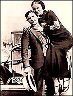 Bonnie Parker and Clyde Barrow (AP)