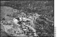 Overhead view of the Lindberg Estate