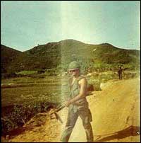 The author on patrol near My Lai, 1968 (Courtesy Mark Gado)
