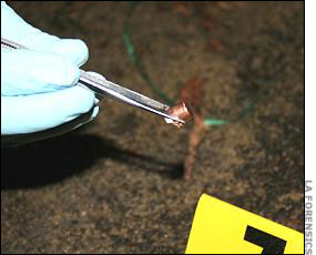 Police find the bullet.