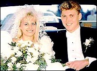 Paul Bernardo & Karla Homolka wedding photo