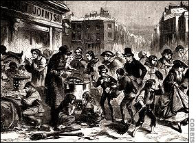 London's poor street