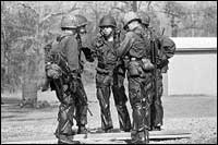 Ft Benning, basic training, group (CORBIS)