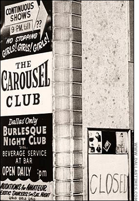 Playbill from the Carousel Club