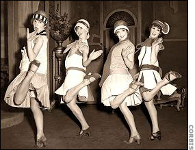 Flappers do the Charleston