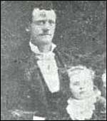 Michael Donnelly with one of his children shortly before his death in 1879. (Fazakas)