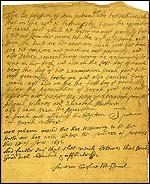 Ann Putnam's sworn statement