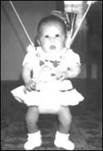 Azaria Chamberlain at five weeks, victim