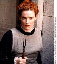 Actress Marian Tomas Griffin plays Mary Mallon