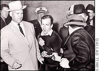 Oswald shot by Jack Ruby