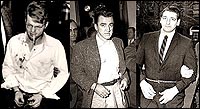Full body image of Charles Starkweather, Carryl Chessman and Albert DeSalvo (CORBIS)