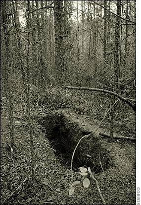 The Grave-like hole intended for Barbara Mackle