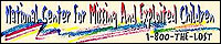 Header for National Center for Missing and Exploited Children