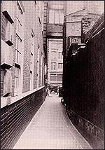 A passageway leading to Mitre Square