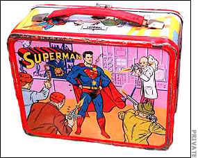 The Superman Lunchbox had many variants over the years