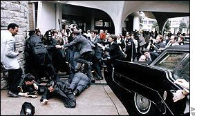 Scene at the Reagan Shooting