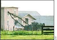 Armored vehicle at the compound