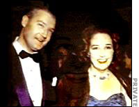 Reeves with 'Toni' Mannix