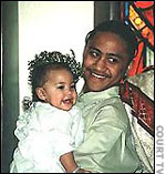 Audrey Fualaau with father Vili