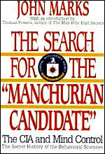 Book cover: The Search for the 'Manchurian Candidate'