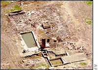 Shell of Branch Davidian compound