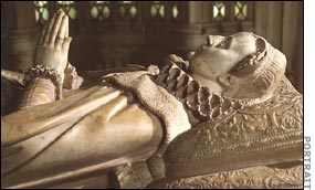 Mary's tomb in Westminster Abbey