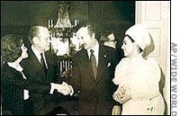 Mr & Mrs Kimes meet President Gerald Ford 